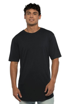Next Level 3602 - Camiseta de cuerpo largo de algodón para hombre