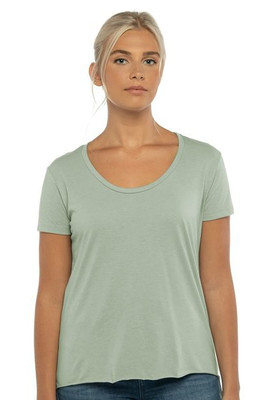 Next Level 5030 - Camiseta de mujer Festival Scoop Neck