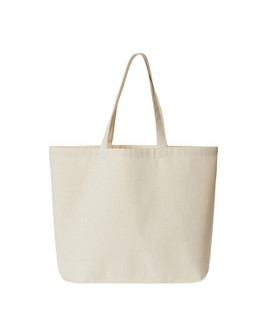 OAD OAD108R - Jumbo Recycled Midweight Gusseted Canvas Tote
