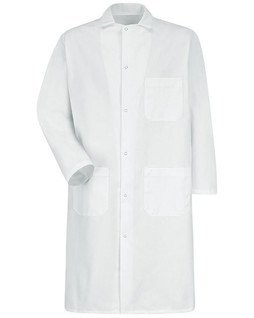 Red Kap 4016 - Unisex Gripper - Front Butcher Frock - Exterior Chest Pocket