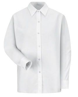 Red Kap SP15 - Women's Long Sleeve Specialized Pocketless Poplin Work Shirt