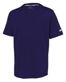 Russell Athletic 3R7X2B - Youth Performance Two-Button Solid Jersey
