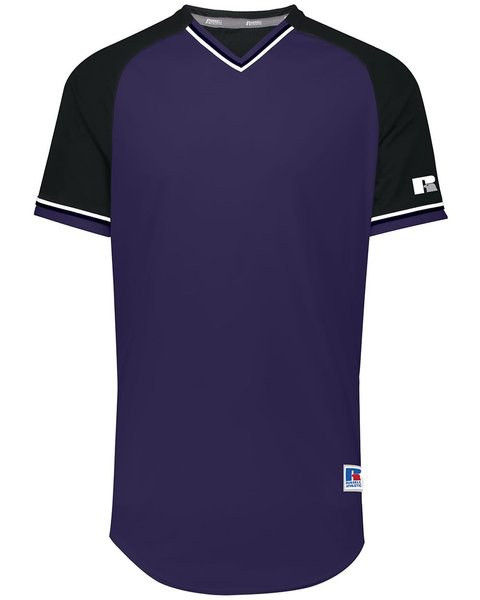 Russell Athletic R01X3M - Maillot clásico unisex con cuello en V
