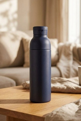 Illuminate 650 ml RCS recycled double wall stainless steel water bottle with 3-piece lid set - EgotierPro 100890