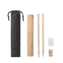 Writing set supplied in a non-woven pouch - Egotier 11195