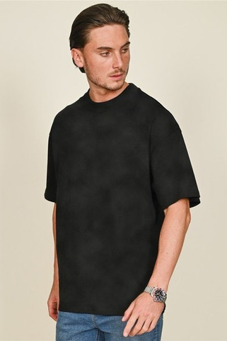 Casual Classics CRBTAC500 - Casual Ringspun Combed 220 Acid Wash Oversize Extended Neck T