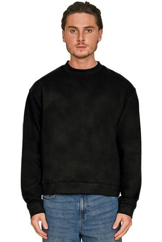 Casual Classics CRBSWAC200 - Casual Premium Combed 330 Acid Wash Boxy Oversized Extended Neck Sweatshirt