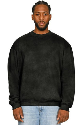 Casual Classics CRBSWAC400 - Casual Premium Combed 330 Acid Wash Oversized Extended Neck Sweatshirt