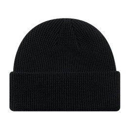 AJM 1P550M - Cuff Toque, Waffle knit