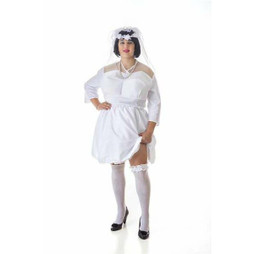 BigBuy Carnival S2442288 - Costume for Adults White Bride M