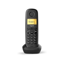 Gigaset M0801243 - Téléphone Sans Fil A170 Noir Ambre