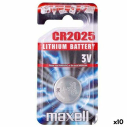 Maxell S8435782 - Lithium Button Batteries 3V CR2025 (10 Units)