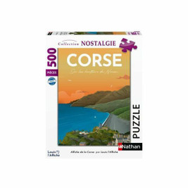 Nathan S71008963 - Puzzle Affiche de la Corse
