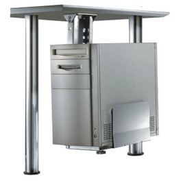 Neomounts S55024561 - Halterung CPU-D200SILVER Silberfarben Stahl
