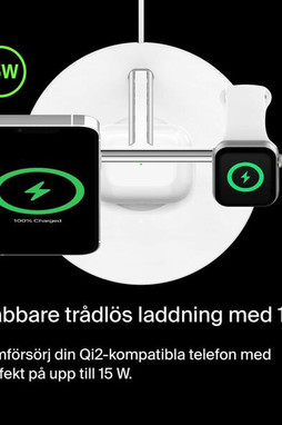 Belkin S7611551 - Cordless Charger WIZ009VFWH-V2 White