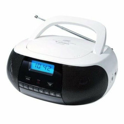 Sunstech S9913097 - Radio CD MP3 CRUSM400WT Blue White