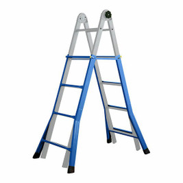 EDM Product S7924922 - Échelle télescopique EDM 75090 Aluminium Acier 4 m x 58 cm 8 Marches