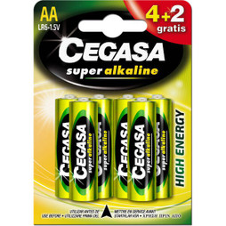 Cegasa M0505072 - Batteries LR06 1,5 V (4 Unités)