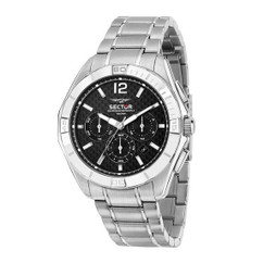 Sector S72106849 - Mens Watch R3273636003 Black Silver