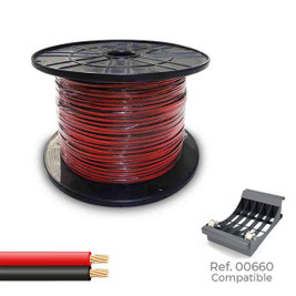 Sediles S7925630 - Câble parallèle Noir Rouge 2 x 1,5 mm 300 m