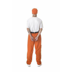 BigBuy Carnival S2442289 - Costume for Adults Orange Male Prisoner L