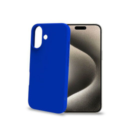 Celly S77208061 - Protection pour téléphone portable  IPHONE 16 Bleu Apple