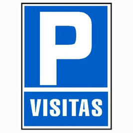 Archivo 2000 S8427119 - Sign "PARKING VISITAS" PVC 210 x 297 mm
