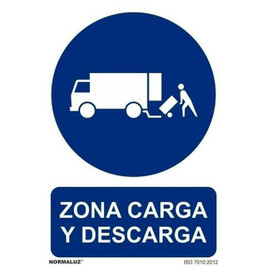 Archivo 2000 S8431329 - Sign "ZONA CARGA Y DESCARGA" polypropylene 32 x 30 cm