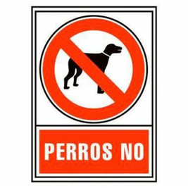 Archivo 2000 S8426068 - Sign "PERROS NO" PVC 210 x 297 mm