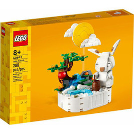 Lego S91102489 - Set de construction 40643 Jade Bunny Blanc 288 Pièces
