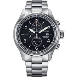 Citizen S72105472 - Montre Homme SUPER TITANIO 0810 ECO DRIVE Blanc Noir Argenté (Ø 44 mm)