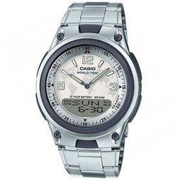 Casio S72104283 - Mens Watch ILLUMINATOR TELEMEMO 30 Silver (Ø 40 mm)