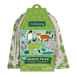 BigBuy Kids V3401452 - Puzzle Animaux To Go