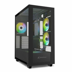 Sharkoon S5631217 - ATX Semi-Tower Gehäuse Rebel C60 Schwarz