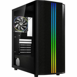 BitFenix S71012388 - ATX Semi-Tower Gehäuse Saber Mesh FRGB Schwarz