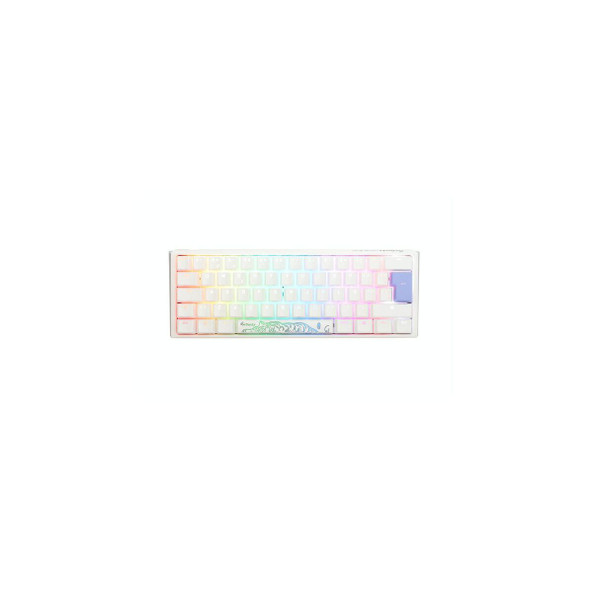 Ducky M0702139 - Clavier pour jeu One 3 Classic Mini Blanc Espagnol Qwerty