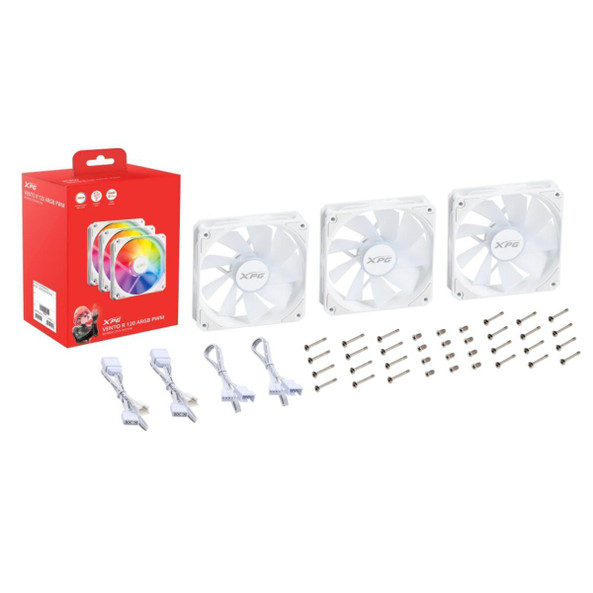 XPG S5630114 - Box Ventilator VENTO R 120 ARGB PWM Ø 12 cm (1 Stück)