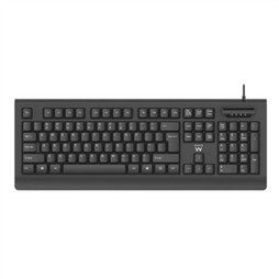 Ewent S0242026 - Tastatur EW3286 Schwarz Qwerty Spanisch QWERTY