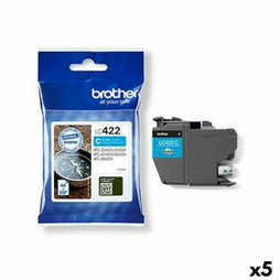 Brother S8434129 - Cartouche dencre originale MFCJ5340DW, MFCJ5740DW, MFCJ6540DW, MFCJ6940DW Cyan (5 Unités)