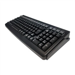 Mustek S0241952 - Tastatur MKB-800M Qwerty Spanisch Schwarz
