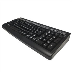 Mustek S0241951 - Tastatur MKB-800 Qwerty Spanisch Schwarz