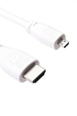 RASPBERRY PI M0300617 - HDMI Kabel T7689AX Weiß 1 m