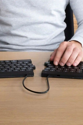 R-Go S55271187 - Tastatur mit Maus RGOSBESWLBL Schwarz Spanisch QWERTY