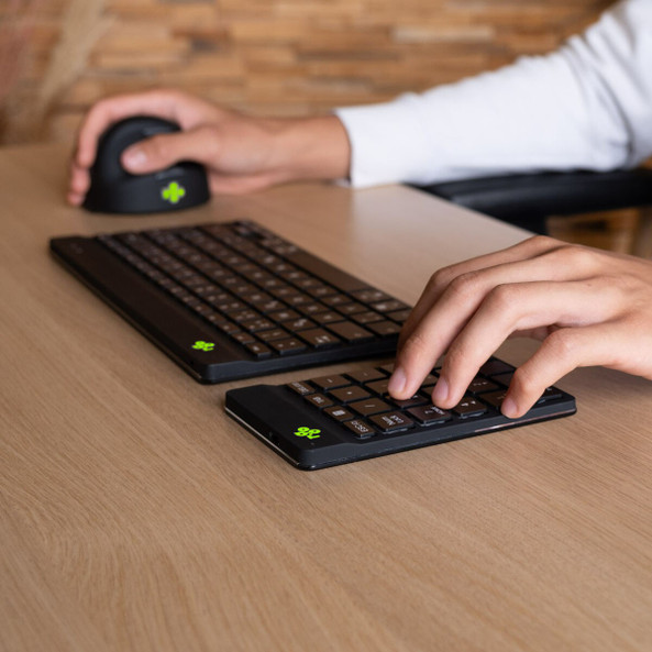 R-Go S55271127 - Tastatur mit Maus RGOCONMWLBL Schwarz