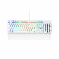 The G-Lab S71011482 - Mechanische Tastatur KEYZ RUBIDIUM Weiß Azerty Französisch