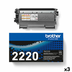 Brother S8437949 - Toner original HL2240D/2250DN/2270DW Noir (3 Unités)