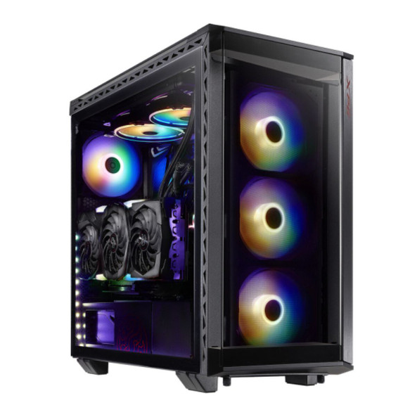 XPG S5630105 - Micro ATX / Mini ITX / ATX Midtower Case Battlecruiser Black ARGB