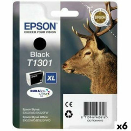 Epson S8437891 - Original Ink Cartridge SX525WD/620FW/ OFFICE B42WD/ 525WD/625FWD/925FWD Black (6 Units)