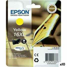 Epson S8437572 - Original Ink Cartridge DURABRITE ULTRA INK - Nº16XL Yellow (10 Units)