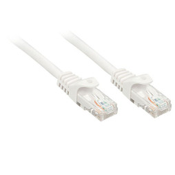 LINDY S77184019 - Câble Réseau Rigide UTP 6ème Catégorie 48207 Blanc 10 m 1 Unité